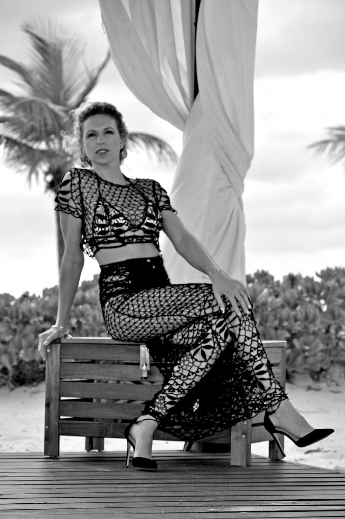 Justine on Gracebay beach