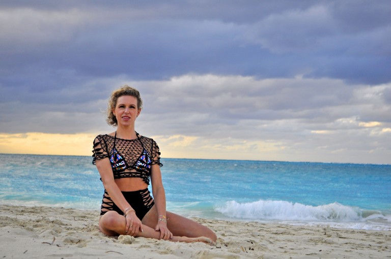 Justine on Gracebay beach